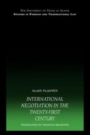 Cover of: International Negotiation in the Twenty-First Century