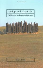 Cover of: Setting and Stray Paths: Writings on Landscape Architecture