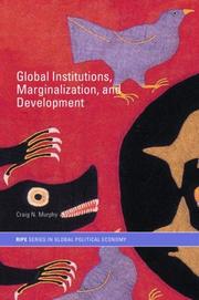 Cover of: Global institutions, marginalization, and development