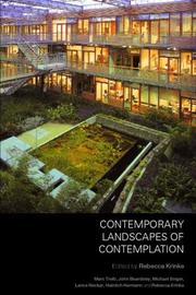 Cover of: Contemporary landscapes of contemplation by edited by Rebecca Krinke.