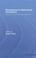 Cover of: Renaissance in Behavioural Economics  Harvey Leibenstein's Impact of Contemporary Economic Analysis