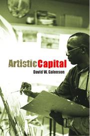 Cover of: Artistic capital