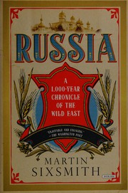 Cover of: Russia by Martin Sixsmith
