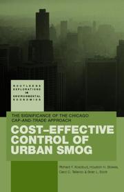 Cover of: Cost-Effective Control of Urban Smog | Richard Kosobud
