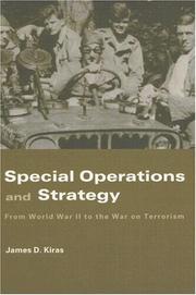 Cover of: Special operations and strategy from World War II to the War on Terrorism