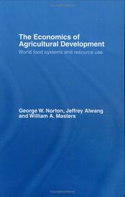 Cover of: The Economics of Agricultural Development