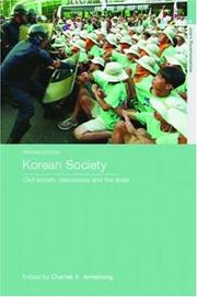 Cover of: Korean Society by Char Armstrong