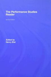 Cover of: The Performance Studeies Reader