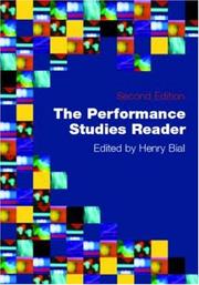Cover of: The Performance Studies Reader