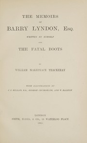 Cover of: The memoirs of Barry Lyndon, esq
