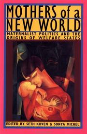 Cover of: Mothers of a New World by Seth Koven