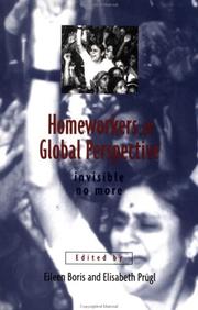 Cover of: Homeworkers in Global Perspective: Invisible No More