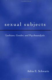 Cover of: Sexual subjects | Adria E. Schwartz