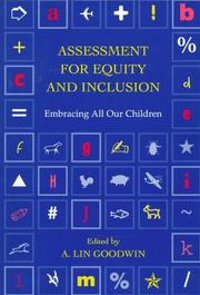 Cover of: Assessment for equity and inclusion: embracing all our children