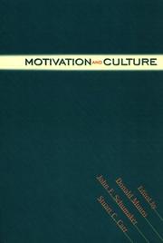 Cover of: Motivation and culture