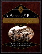 Cover of: A sense of place: an intimate portrait of the Niebaum-Coppola Winery and the Napa Valley