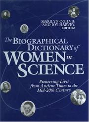 Cover of: The biographical dictionary of women in science by Marilyn Ogilvie and Joy Harvey, editors.