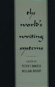 Cover of: The world's writing systems