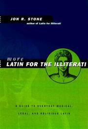 Cover of: More Latin for the illiterati by Jon R. Stone