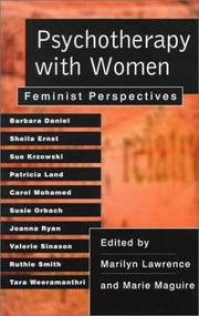Cover of: Psychotherapy with women: feminist perspectives