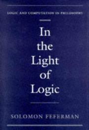 Cover of: In the light of logic