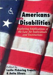 Cover of: Americans with Disabilities by Leslie Francis, Leslie Francis