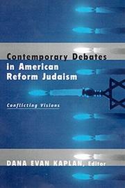 Cover of: Contemporary Debates in American Reform Judaism by Dana Kaplan