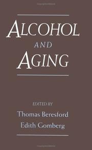 Cover of: Alcohol and aging