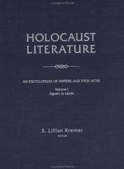 Cover of: Holocaust Literature by S. Lillian Kremer