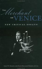 Cover of: The Merchant of Venice: Critical Essays (Shakespearecriticism)