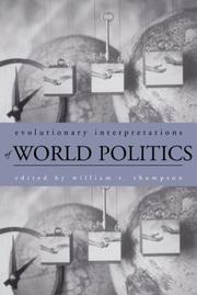 Cover of: Evolutionary interpretations of world politics