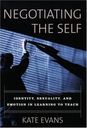 Cover of: Negotiating the Self by Kate Evans