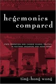 Cover of: Hegemonies Compared by Ting-Hong Wong