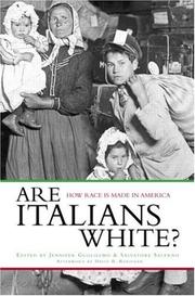 Cover of: Are Italians white? by edited by Jennifer Guglielmo & Salvatore Salerno.