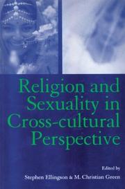 Cover of: Religion and Sexuality in Cross-Cultural Perspective