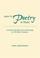 Cover of: Index to Poetry in Music