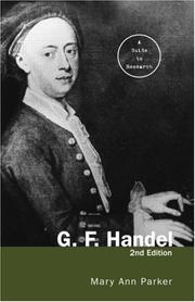 G.F. Handel by Parker, Mary Ann