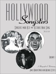 Cover of: Hollywood Songsters: Singers Who Act and Actors Who Sing, Set