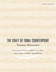 Cover of: The Craft of Tonal Counterpoint