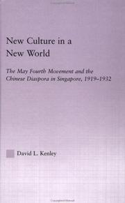 Cover of: New Culture in a New World by David Kenley