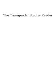 Cover of: The Transgender Studies Reader by 