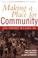 Cover of: Making a Place for Community