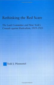 Cover of: Rethinking the red scare by Todd J. Pfannestiel