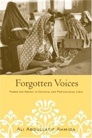 Cover of: Forgotten Voices by Ali Abdullatif Ahmida