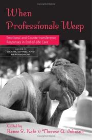 Cover of: When professionals weep | 