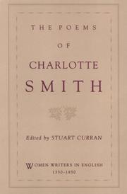 Cover of: The poems of Charlotte Smith by Charlotte Turner Smith