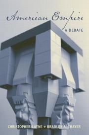 Cover of: American Empire: A Debate