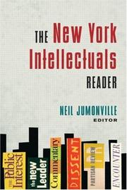Cover of: The New York Intellectuals Reader by Neil Jumonville