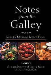Front cover of Notes from the galley by Unknown