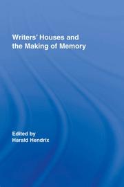 Cover of: Writers' Houses and the Making of Memory